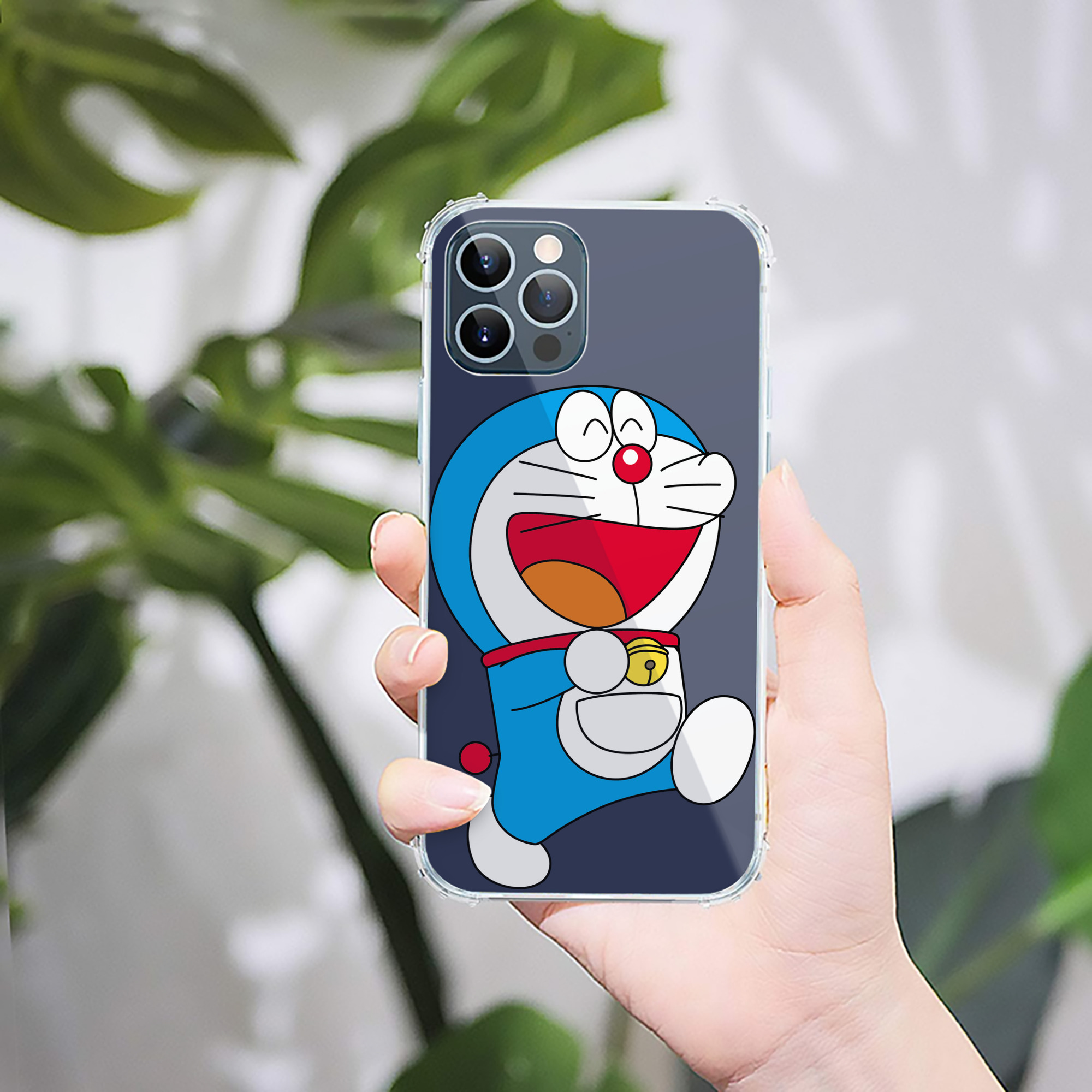（画像用） ドラえもん Doraemon 【iPhone 12シリーズ対応】透明スマホケース（クリアソフトケース）